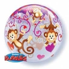 Bubble ballon 40193 liefdes aapjes 228x228