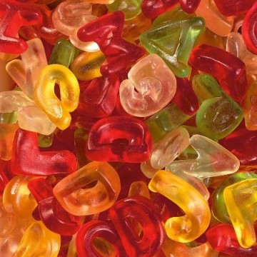 Haribo cijfers en letter