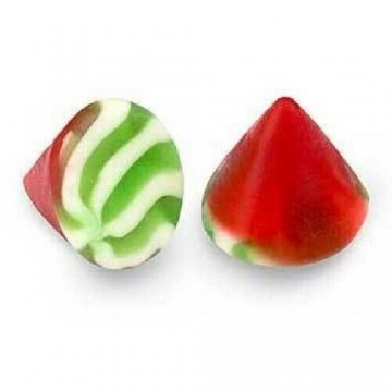 Jelly strawberry cones